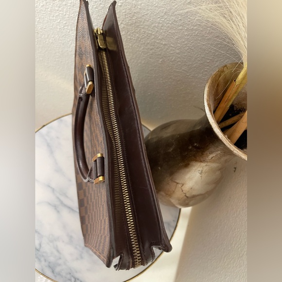 LOUIS VUITTON Damier Canvas Venice Sac-Plat PM Tote Bag - Picture 3 of 15